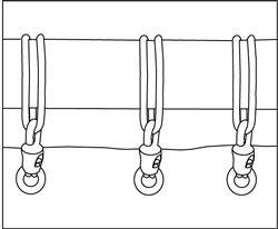 shock cord hooks